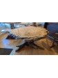 Phenomenal Red Oak Burl Dining Table